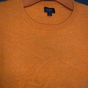 Men’s J.Crew yellow crew neck sweater